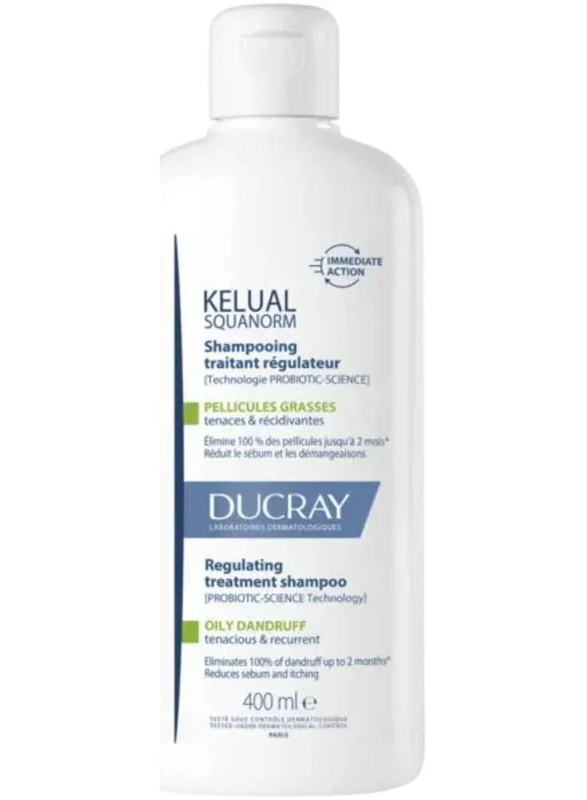 Kelual Squanorm Oily Dandruff Regulating Treatment Shampoo (400 mL) pe73t
