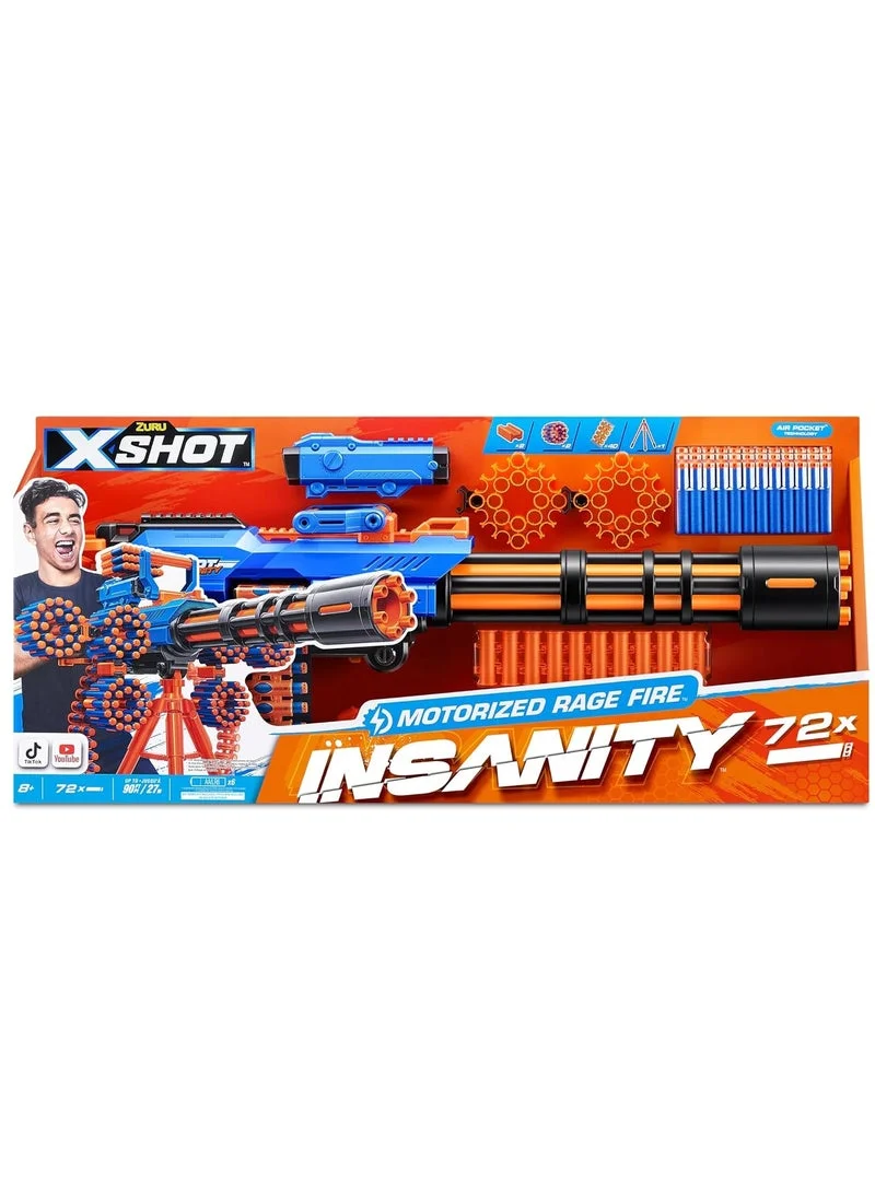 Motorized Rapid Fire Foam Dart Blaster High-Capacity Toy Set (72-Dart Capacity) kuepf