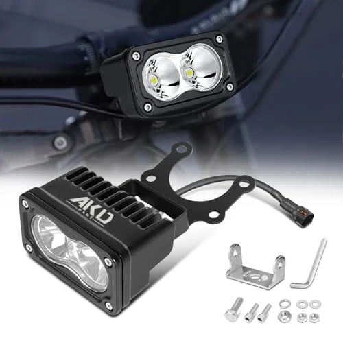 Premium LED Headlight Pods for Electric Dirt Bikes 20W Spot Beam High-Intensity Lighting Kit (3 Inch) d8rx2