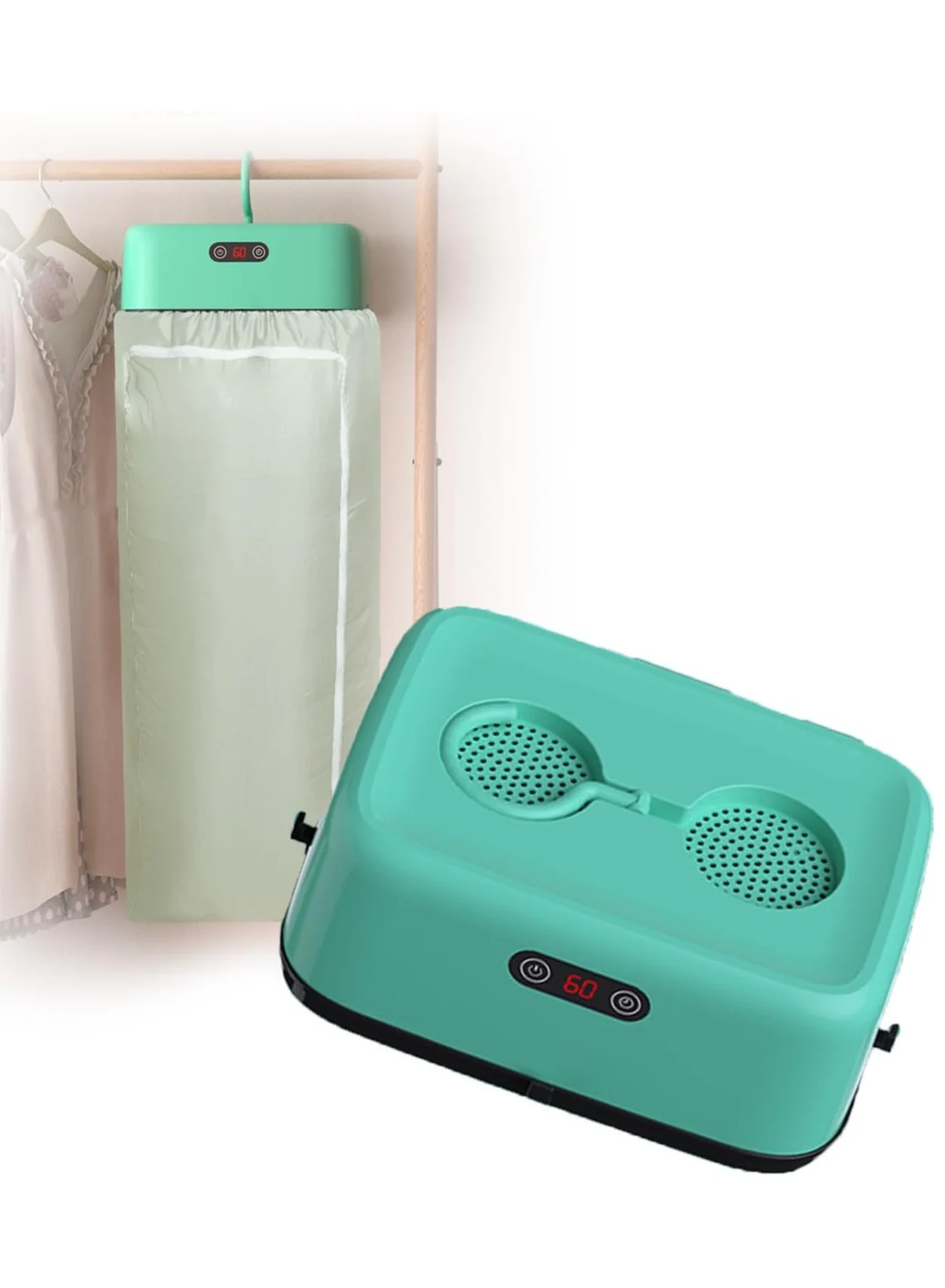 DubaiGallery Portable Electric Clothes Dryer Compact Travel Drying System for Underwear and Socks (1 Set) 7qh94