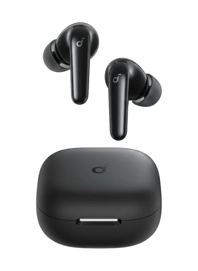 Premium True Wireless Earbuds with Adaptive Noise Cancellation and AI Clear Calls (Black, One Size) r7l7r