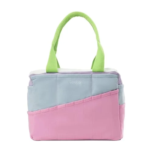 Soolla Studio Craft Tote Bag Professional Art Supply Organizer with 30 Pockets Durable Canvas Storage for Pottery Knitting and Crochet Projects by577