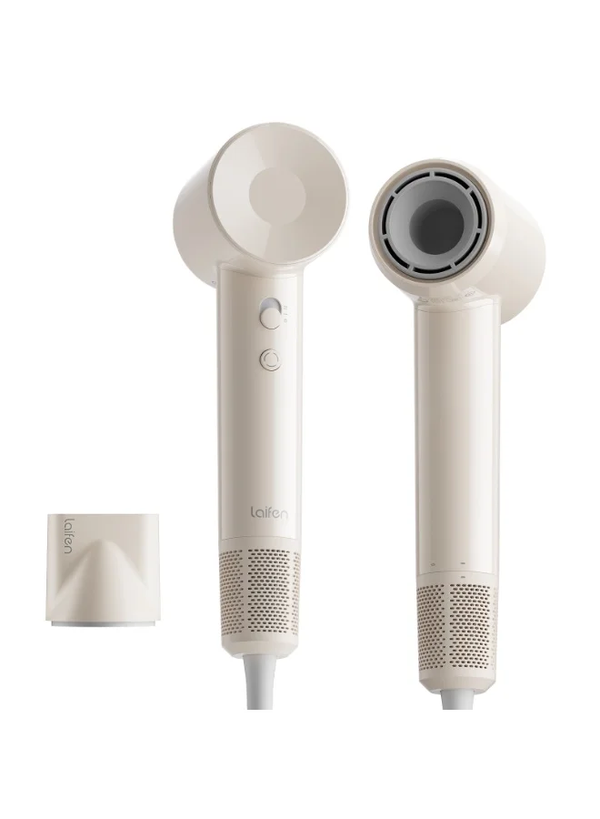 Premium High-Speed Ionic Hair Dryer Professional Blow Dryer with Brushless Motor and Fast Drying Technology (White) 79pia