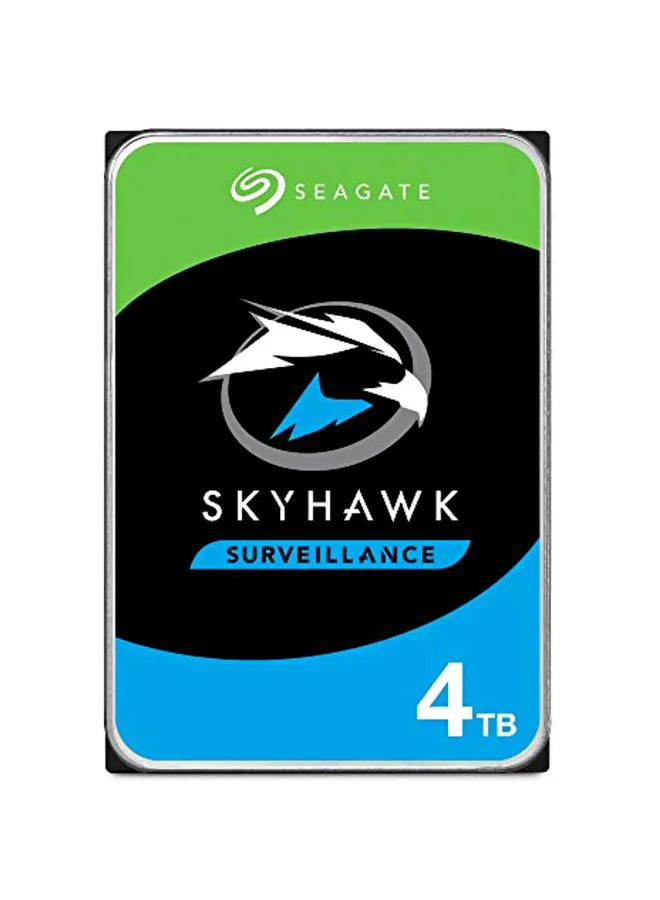 Premium Surveillance Internal Hard Drive High-Performance Data Storage (Silver, 4TB) afh59
