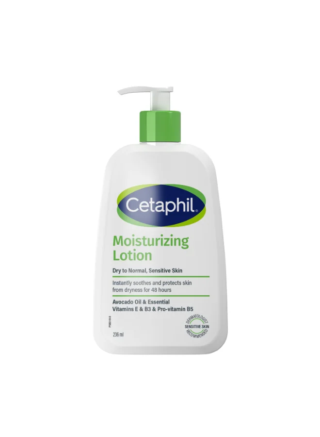Premium Moisturizing Lotion for Dry to Normal Sensitive Skin with Niacinamide and Vitamin E (Unscented, 236 mL) fhkwf