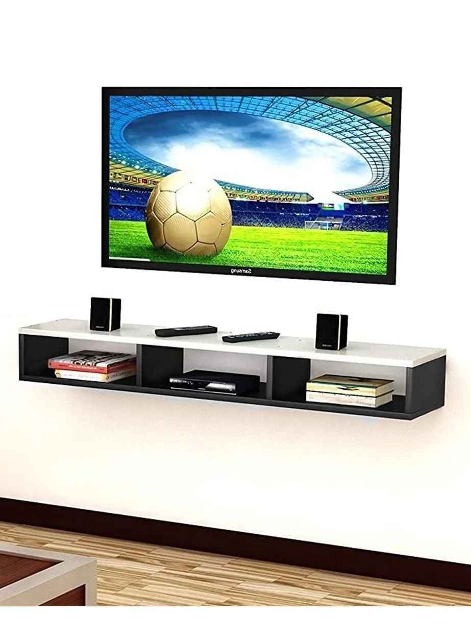 MODERN HOME Wall Mounted TV Unit Cabinet (White, 120 cm) y75is