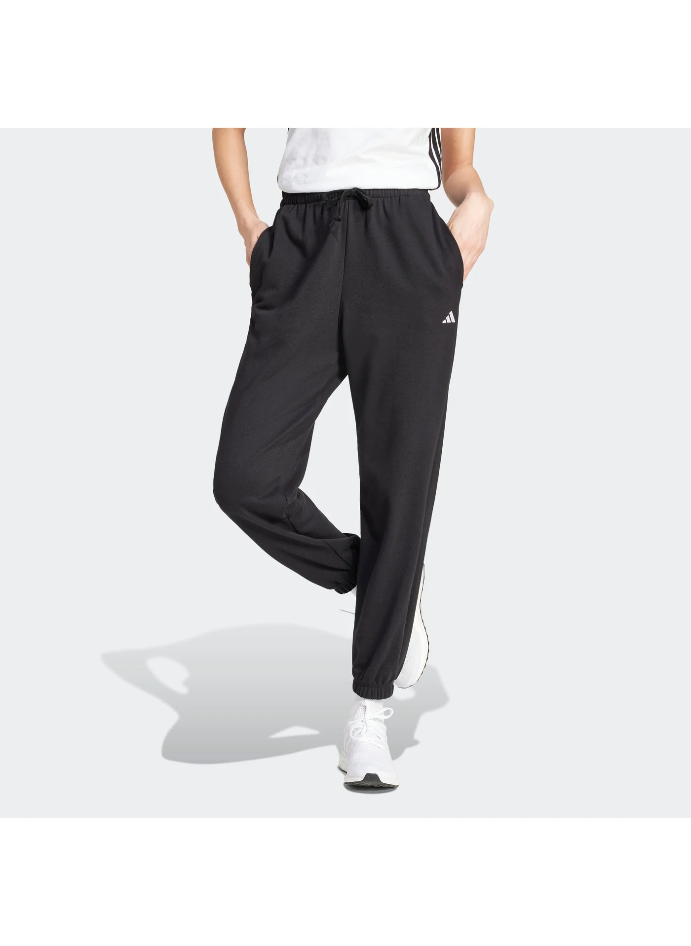 Sport French Terry Cuffed Joggers Premium Athletic Sweatpants for Men (Solid, Medium) stjf3
