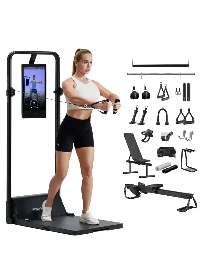 Premium Smart Home Gym AI-Powered Strength Training Station (All-in-One, 100 kg Capacity) 20mvg