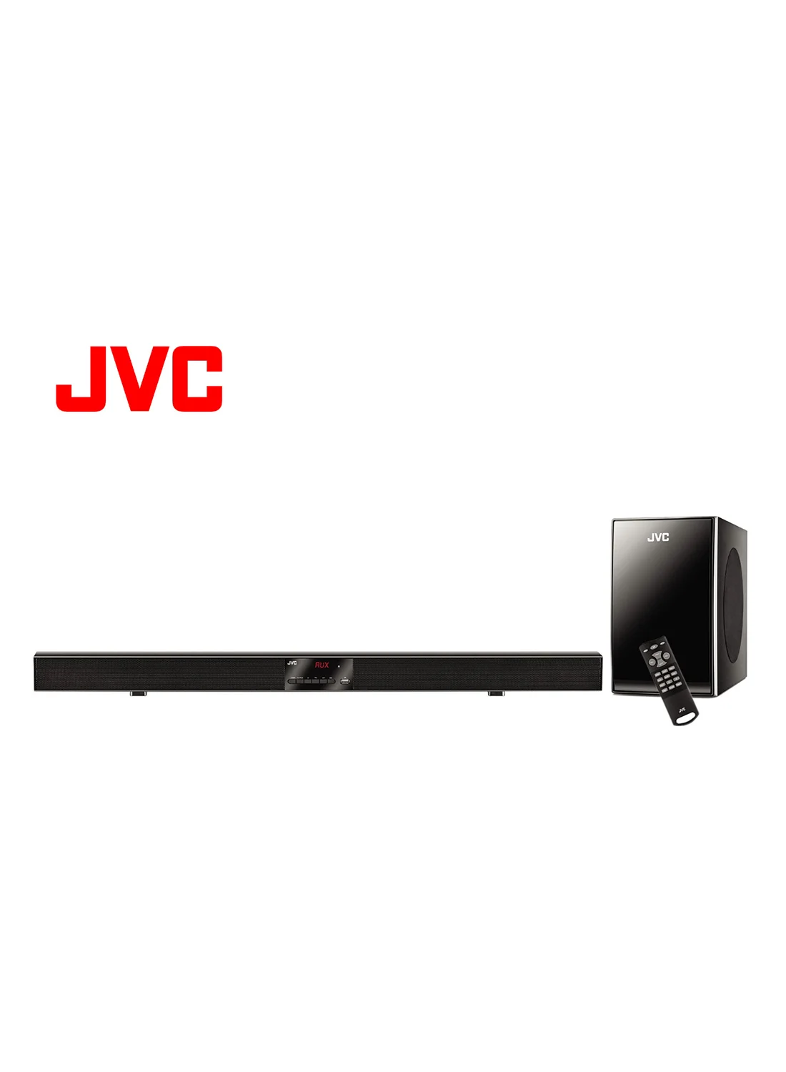 Premium 2.1 Channel Soundbar with Wireless Subwoofer Home Theater Surround Sound System (Black) v91fq