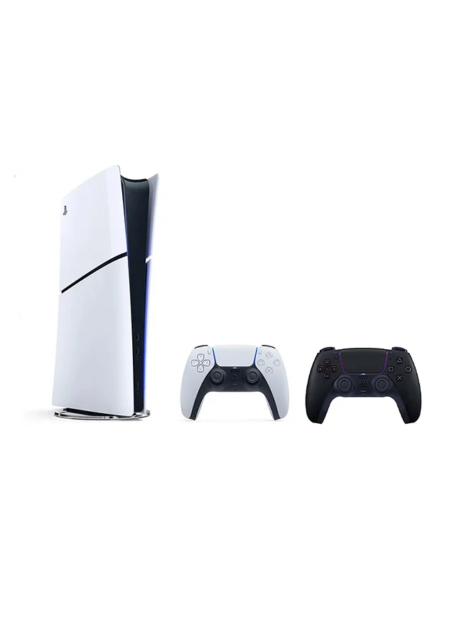 Premium Digital Gaming Console Slim Edition With Extra Controller (Black, 1 Unit) h9j8m