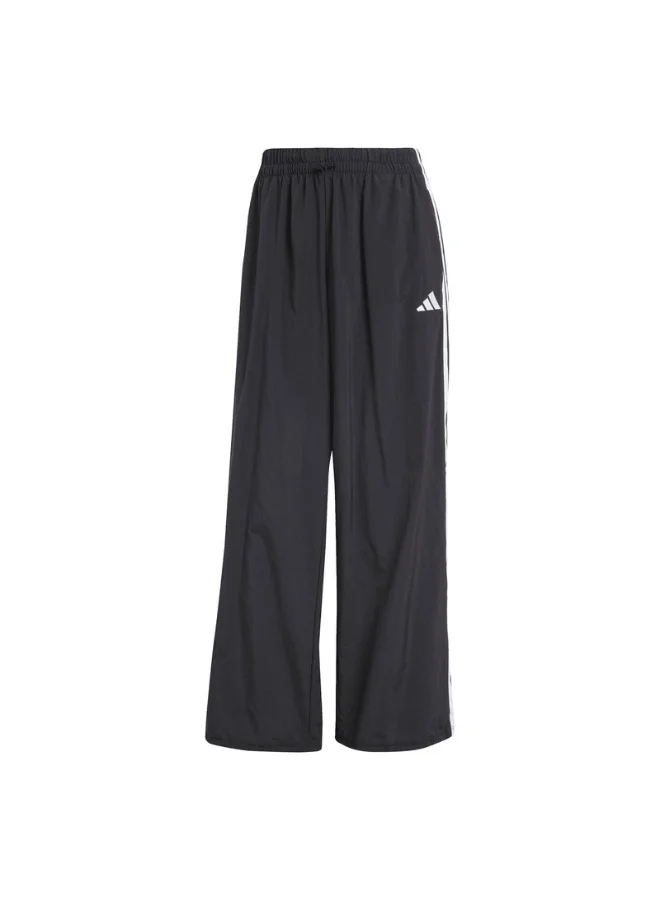 Sport Essentials Woven Parachute Tracksuit Bottoms Lightweight Athletic Pants for Men (Black, Large) jramg