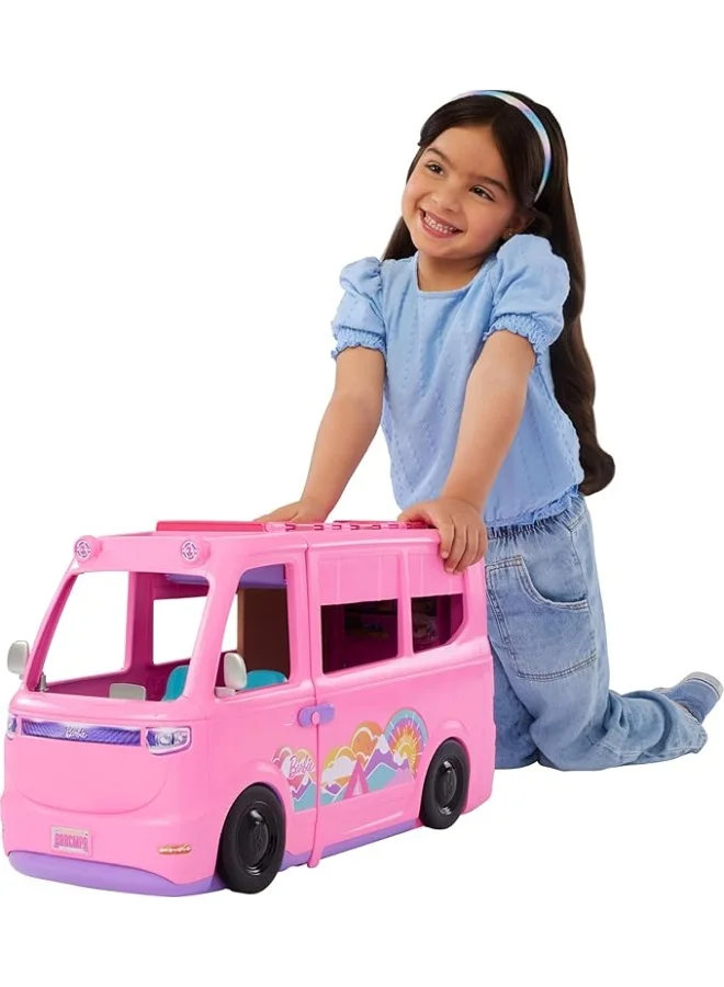 Fashion Doll Dream Camper Playset with Roof Tent and BBQ Grill (60+ Accessories, Plastic) rxwp0