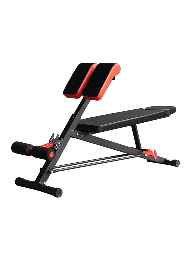Max Strength Multifunctional Hyper Dumbbell Bench Adjustable Fitness Equipment for Home Gym (Black, 120 cm) ud9eh