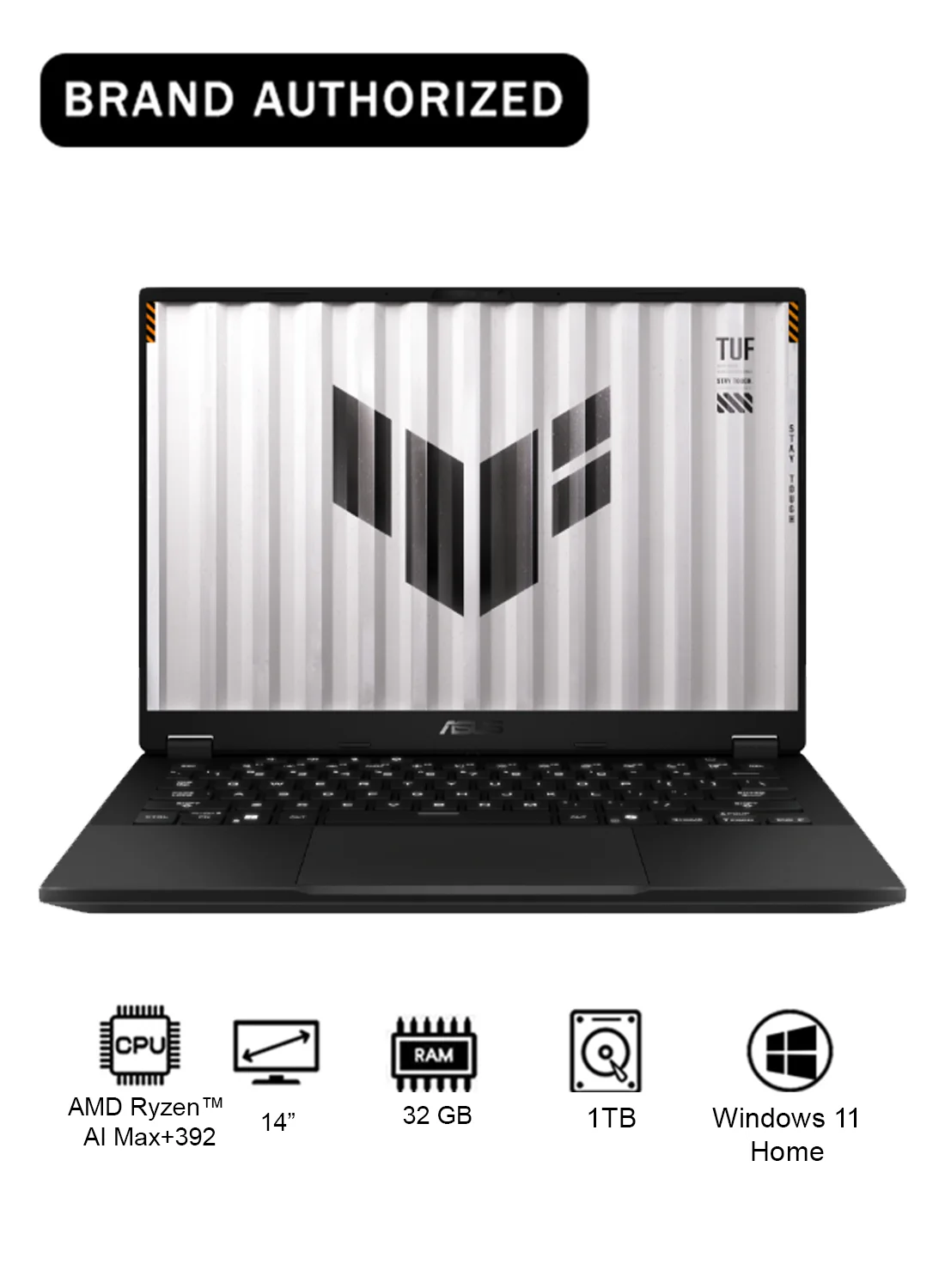 Premium Gaming Laptop 14-Inch Display Octa-Core Processor 32GB RAM 1TB SSD Windows 11 Home (Jaeger Gray) 2b6kf