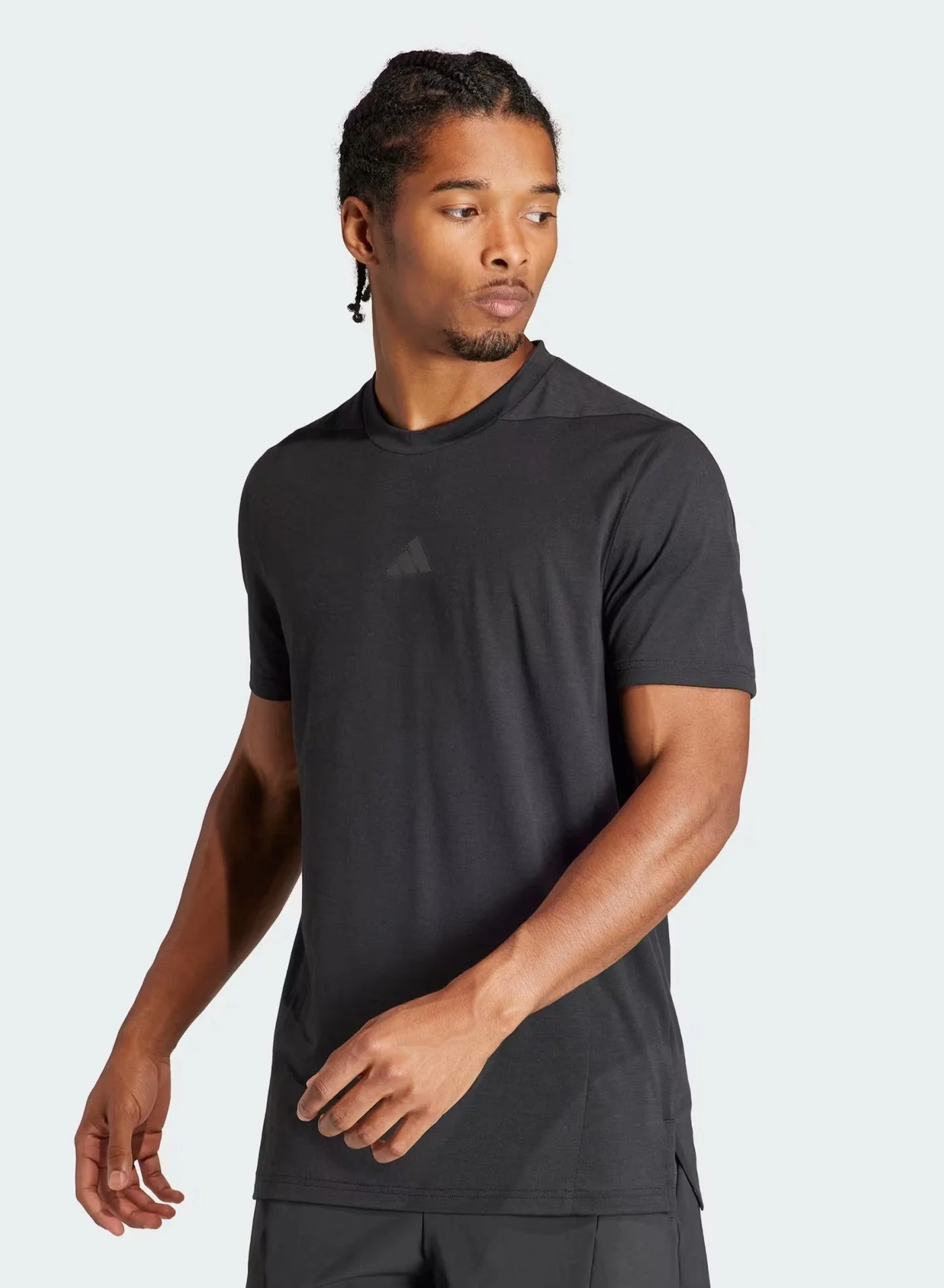 Sport D4T Workout T-Shirt Moisture-Wicking Athletic Performance Tee for Men (Black, Large) u785a