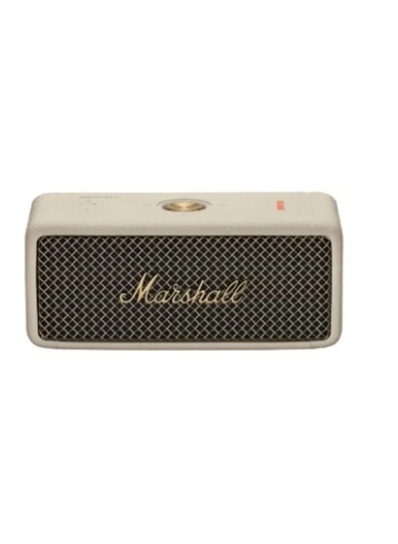 Portable Wireless Bluetooth Speaker Premium Waterproof Sound System (Cream, Compact Size) ivt28