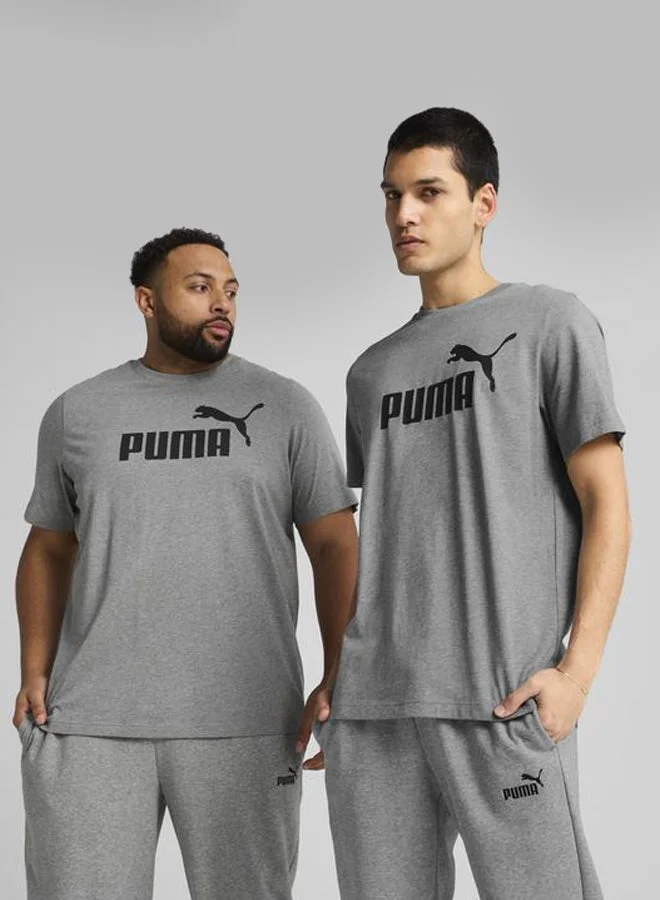 Sport Essential Logo T-Shirt Premium Cotton Crew Neck Tee For Men (Black, Large) vgtvc