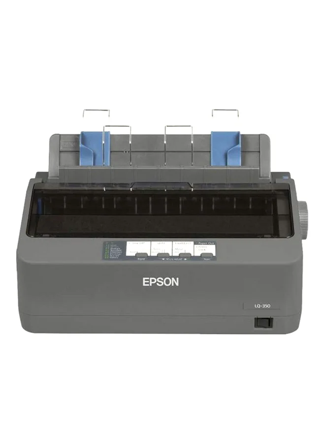 Premium Dot Matrix Printer High-Speed Impact Printing Device (Grey) jqtpl