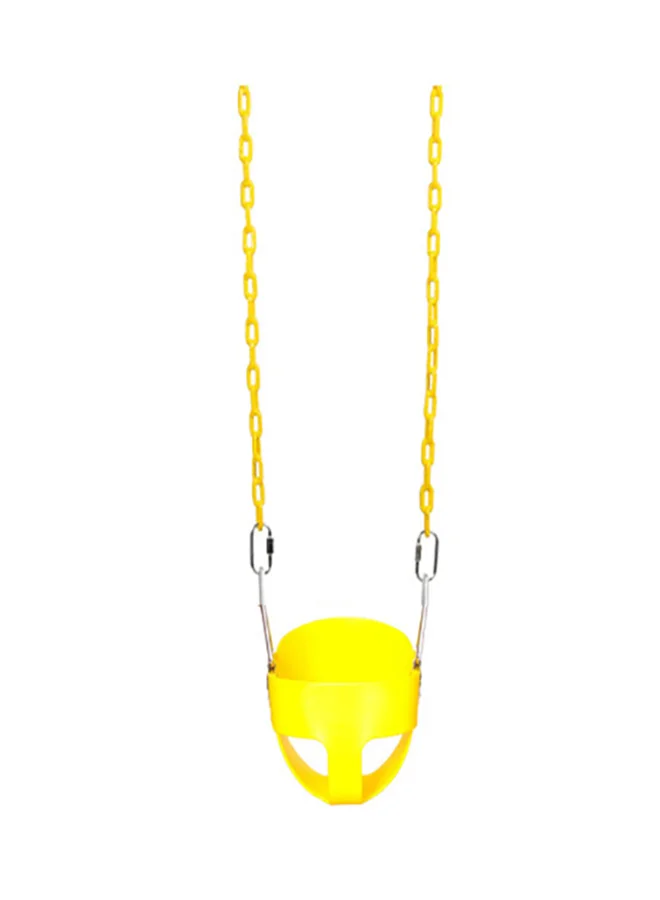 RBWTOYS Full Bucket Swing Seat with Chain (Yellow, 36x27x29cm) yb239