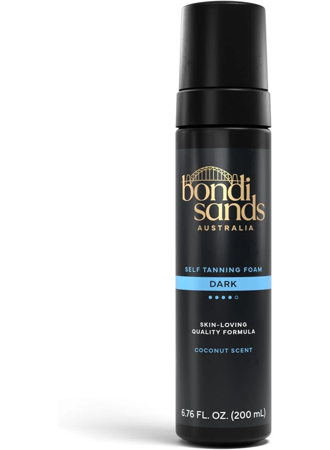 Premium Self Tanning Foam Dark (200 mL) - Streak-Free Instant Bronze Mousse for Deep Golden Tan - Lightweight Sunless Tanner for Body sfcdv