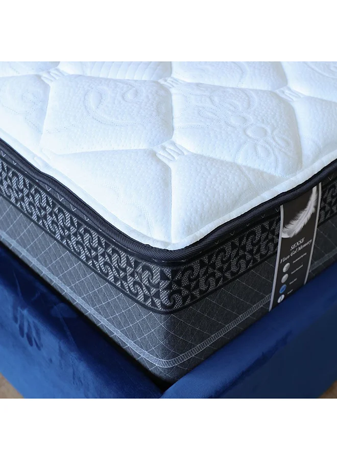 Danube Home Visco Gel Memory Foam Pocket Spring Mattress Premium Plush Feel Single Bed (200x120x32 cm) 02k8j