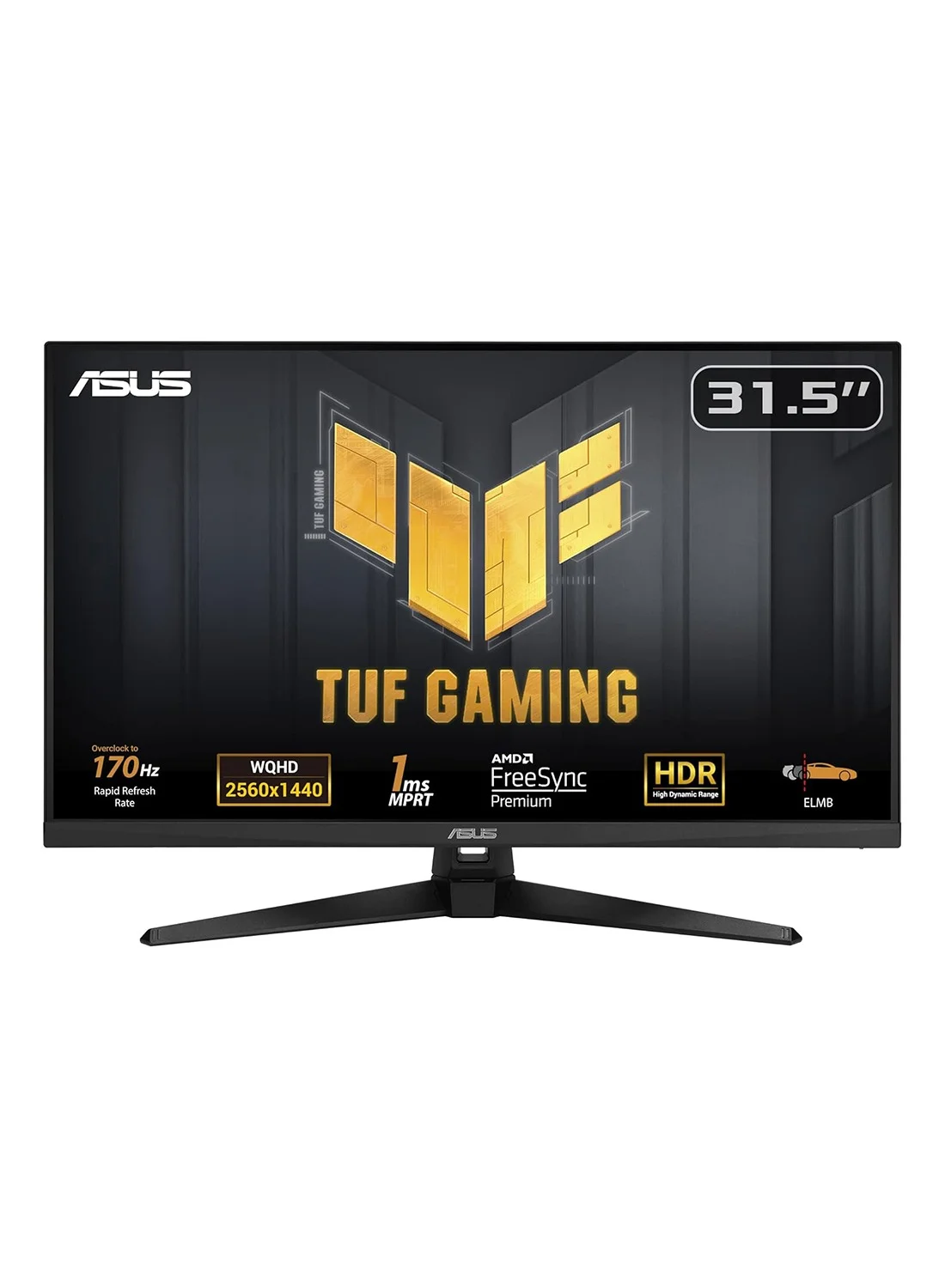 Premium 32-inch QHD Gaming Monitor 170Hz High-Refresh Display with 1ms Response Time (Black, 32-inch) ls5o2