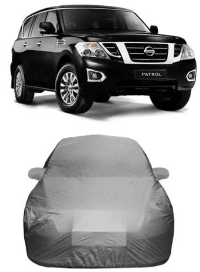MTS Full Car Cover for SUV Waterproof All Weather Protection (Silver, Universal Fit for Large SUV) fn4y5