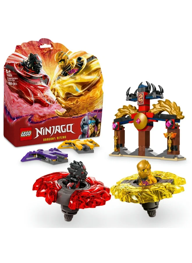 Building Blocks Dragon Spinjitzu Battle Construction Set (Premium Plastic, 186 Pieces) caerg
