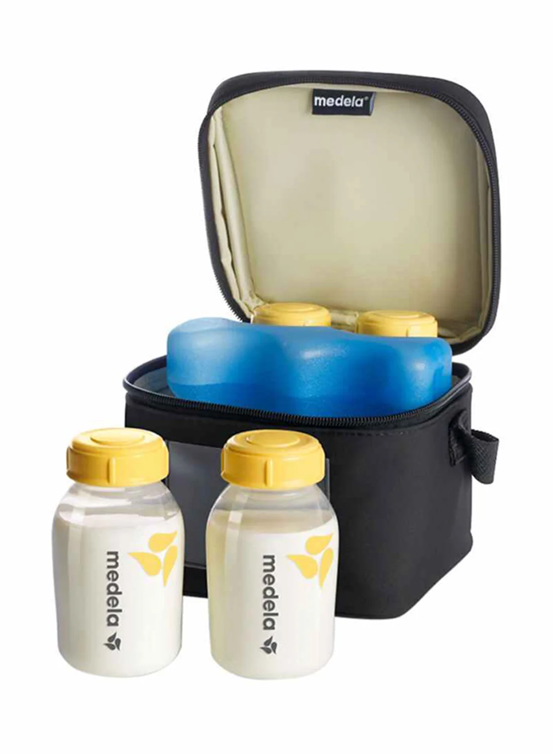 Premium Insulated Breast Milk Cooler Bag with 4 Storage Containers (150 mL, BPA-Free, Newborn) ewa82