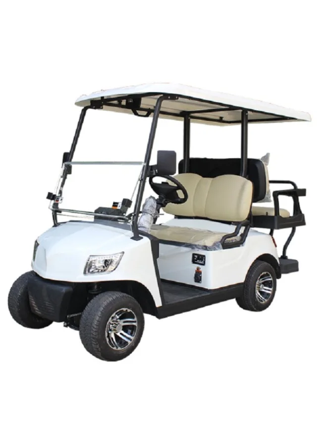 Marshell 4-Seater Golf Cart DG-M2+2 (Forward and Rear Facing Seats, Premium Electric Utility Vehicle) oh3xo