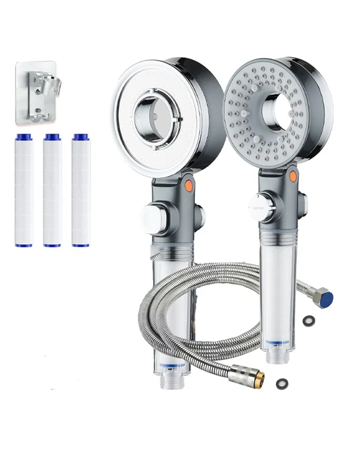 Arabest High Pressure Shower Head with Filtration System, 3-Mode Adjustable Flow, Premium Chrome Finish for Hard Water (Universal Fit) 9jc0g