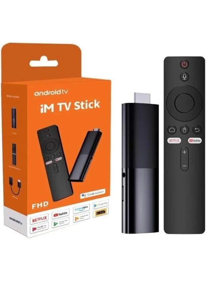 IM 4K Smart TV Streaming Stick with Voice Remote HDR Support Premium Media Player for Home Entertainment smfdl