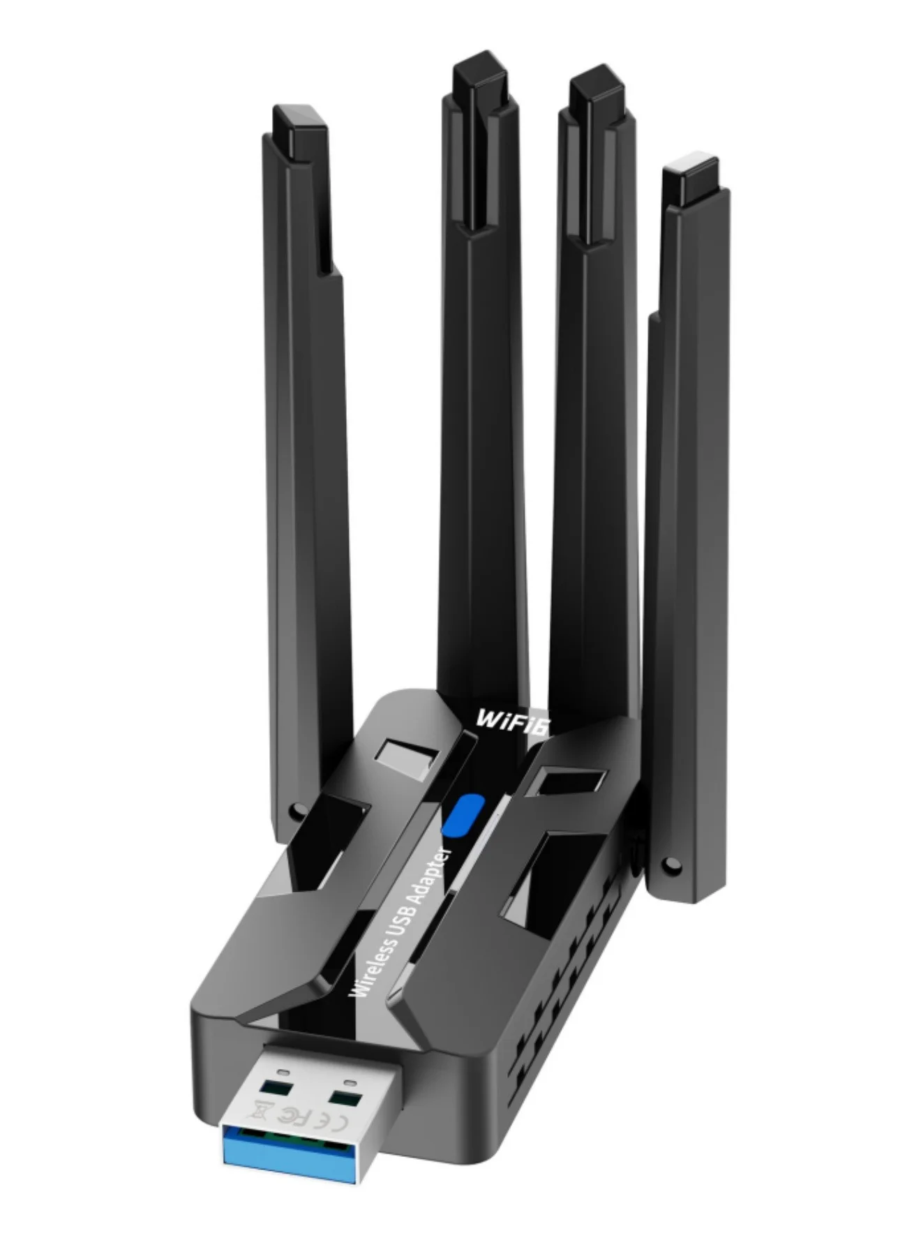 Aookay AX1800 USB WiFi Adapter Dual Band Wireless Network Dongle for Desktop PC (High-Speed 1800Mbps, 5GHz & 2.4GHz, MU-MIMO) zwh7s