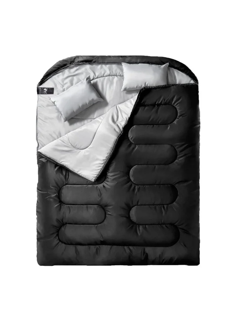 Arabest Double Sleeping Bag Waterproof Camping Gear for Adults and Kids (200 cm x 150 cm) p6gyf