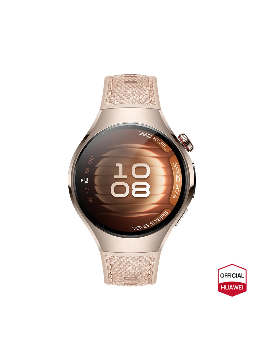 Smart Premium Digital Smartwatch Fitness Tracker (Beige, 42 mm) 74eam