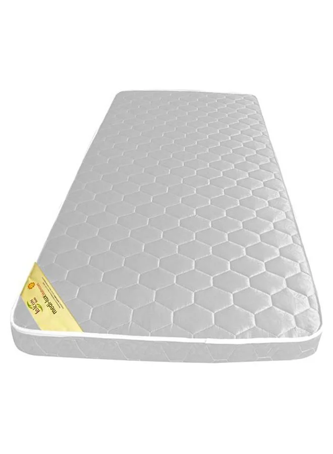 AE Memory Foam Mattress Hypoallergenic Thermo-Bonded Quilted Bed Topper (White, 90x190x5 cm) nv273