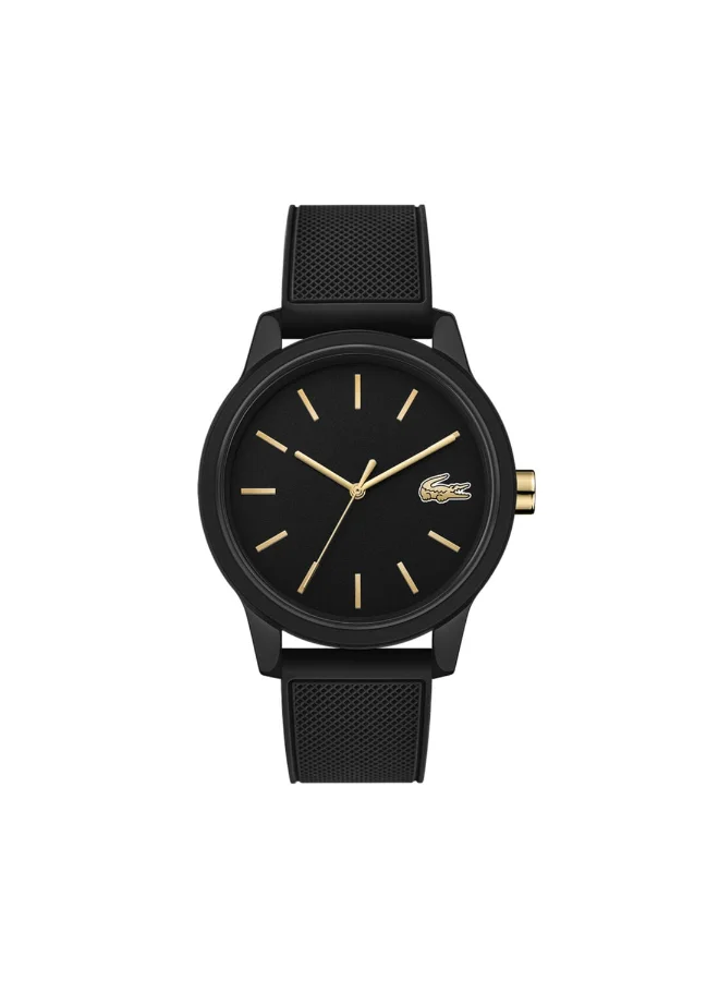 Premium Minimalist Quartz Analog Watch with Durable Silicone Strap for Men (42mm) lu4ll