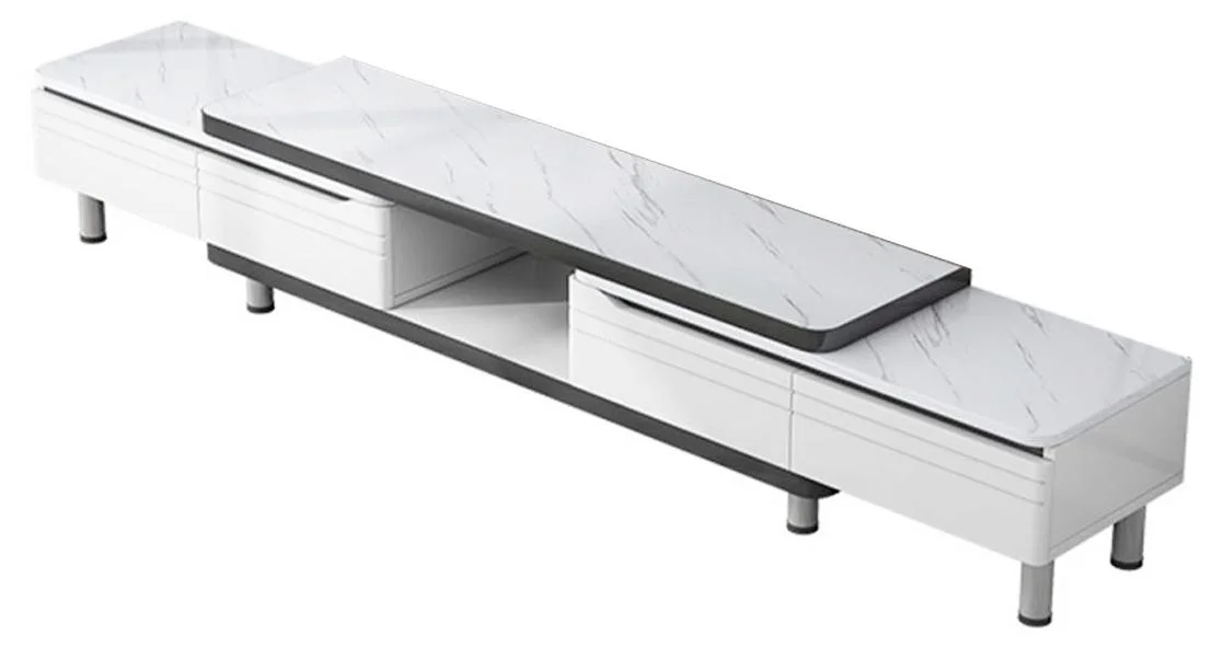 Sharpdo Retractable Coffee Table and TV Cabinet Set (Premium MDF, 160-220 cm) gmvyg