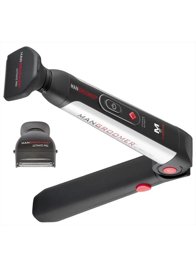 MANGROOMER Ultimate Pro Back Shaver with Shock Absorber Flex Heads and Extreme Reach Handle (1 Piece) px457