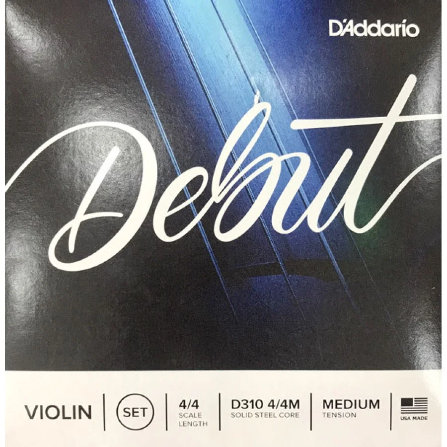 Premium Violin String Set for 4/4 Full Size Instruments (Medium Tension, 1 Set) 4lnww