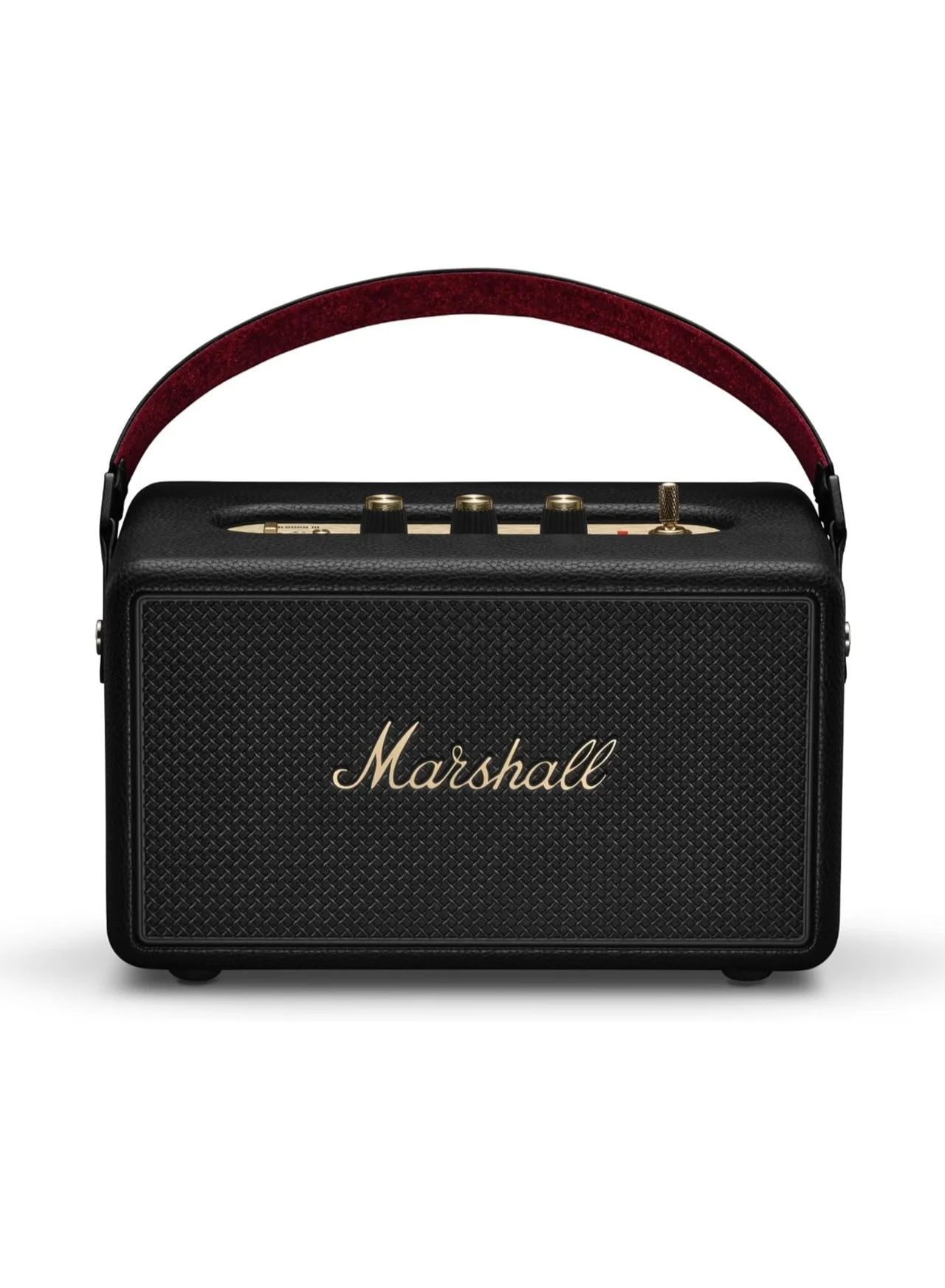 Premium Portable Wireless Bluetooth Speaker 360-Degree Sound IP54 Water-Resistant Vintage Design (Black/Brass) b8ta6