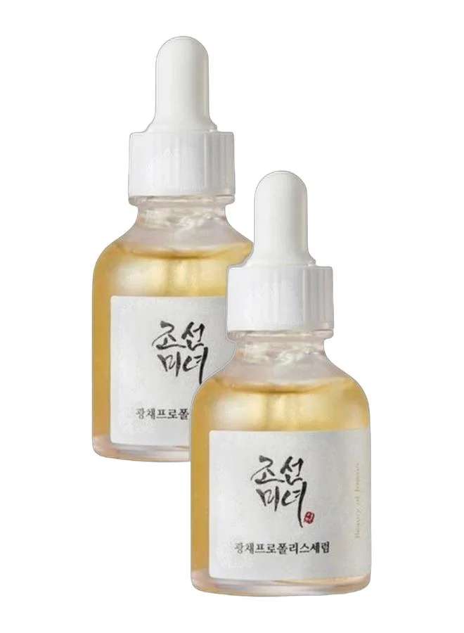 Propolis and Niacinamide Hydrating Facial Glow Serum for Uneven Skin Tone (Pack of 2, 30 mL) 28l3f