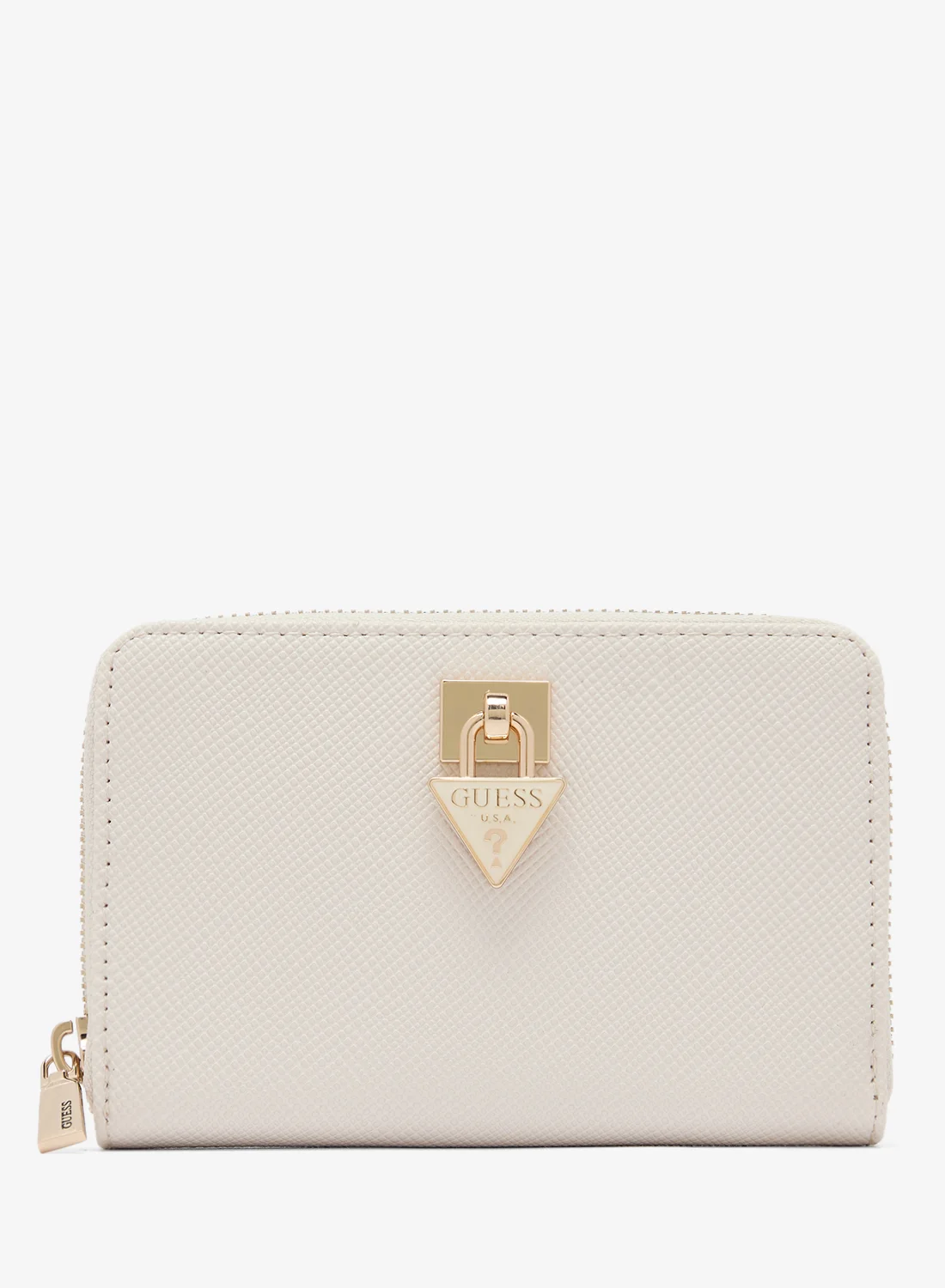 GUESS Patsie Medium Zip Around Bi-Fold Wallet Premium Synthetic Leather Accessory for Women (One Size) qs8m0
