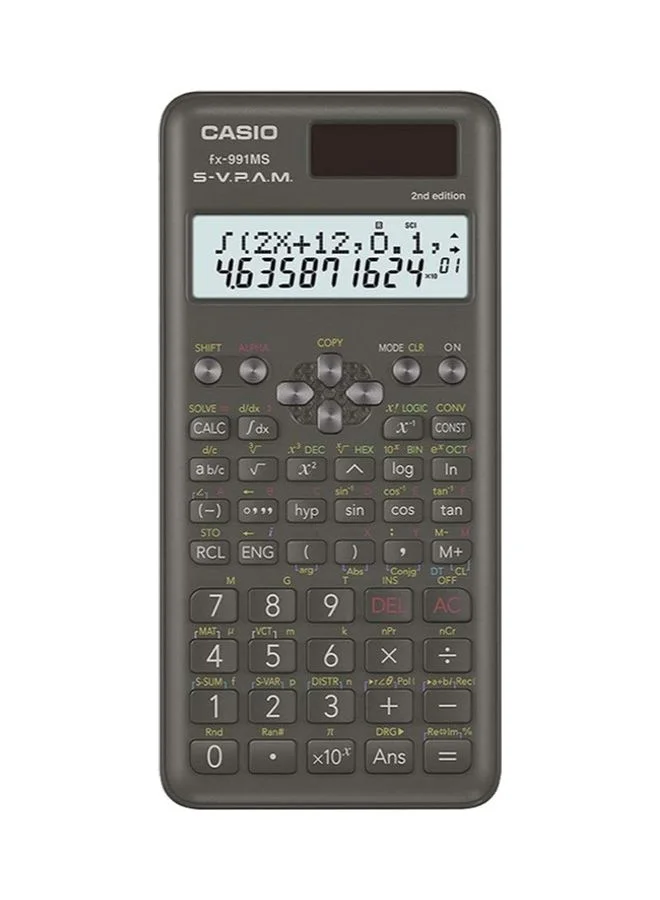 Scientific Calculator 2nd Edition Premium Engineering Tool with Multi-Function Display (Plastic, 1 Unit) 3nomb