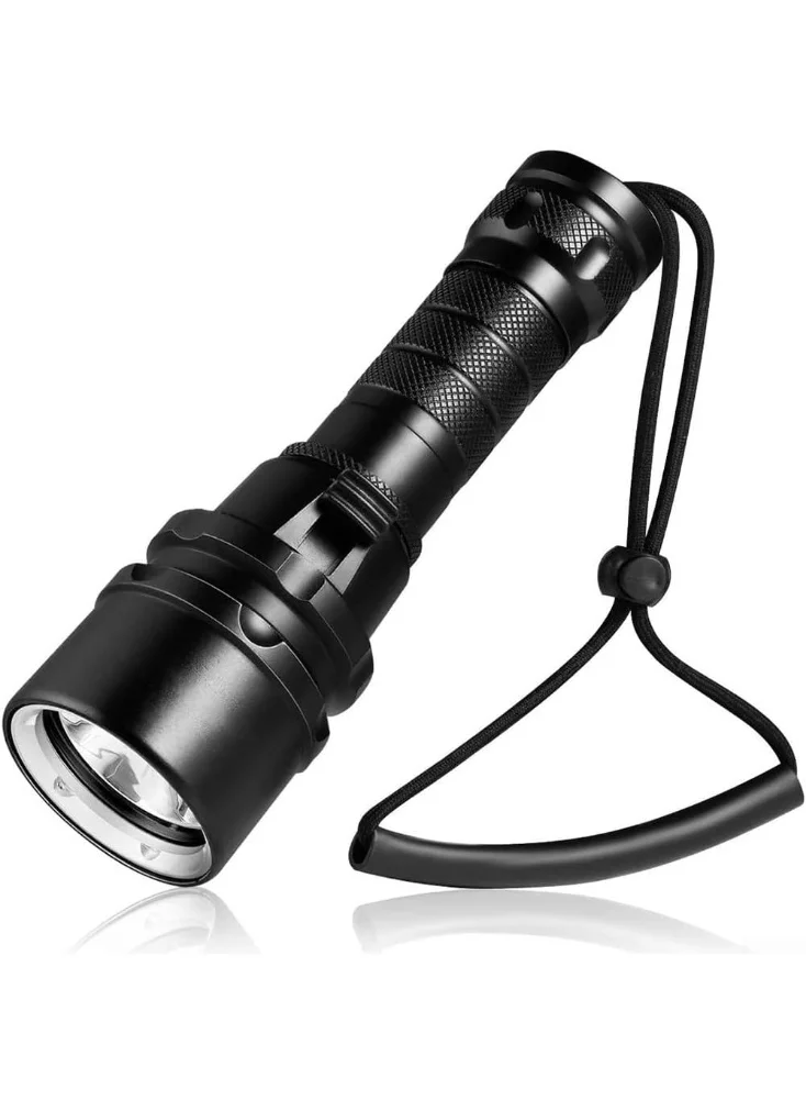 Arabest Professional Diving Flashlight IP68 Waterproof Underwater Light with Hand Rope (15 cm) q3jrj