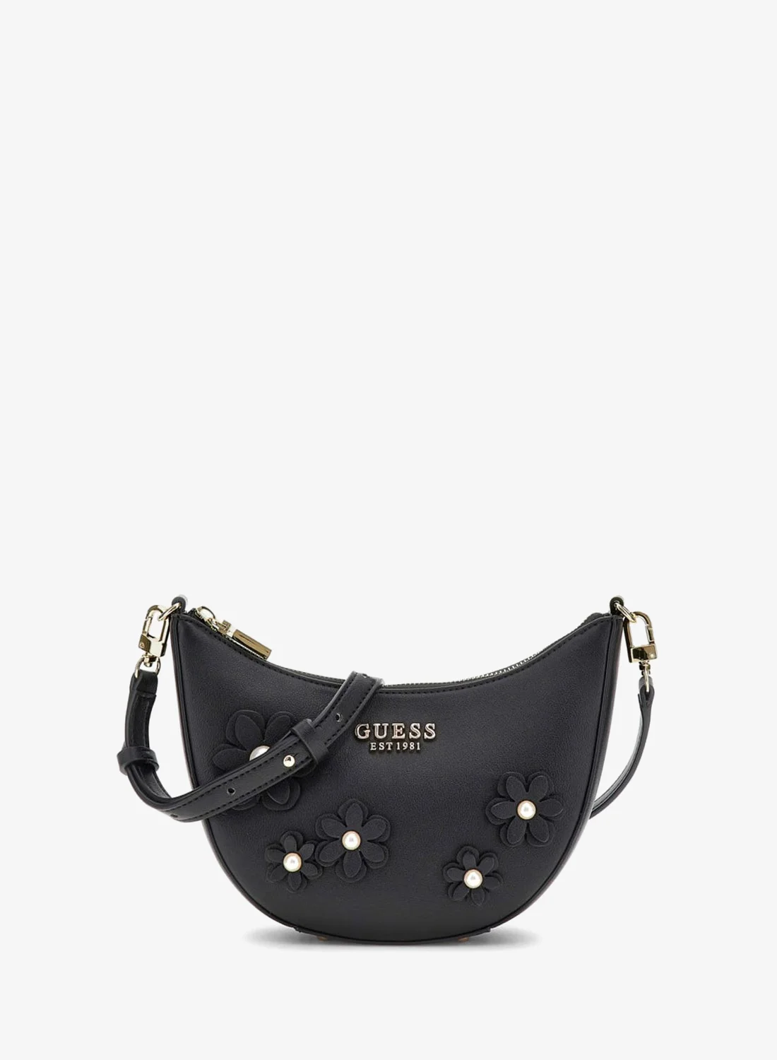 Premium Mini Top Zip Shoulder Bag Compact Elegant Handbag for Women (Black, 20 cm x 15 cm x 6 cm) 4nefr