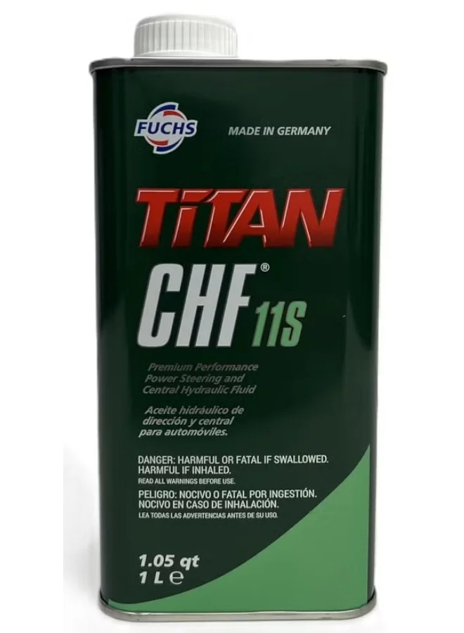 Titan Central Hydraulic Fluid and Power Steering Oil Premium Synthetic Formula (1L) j6quk