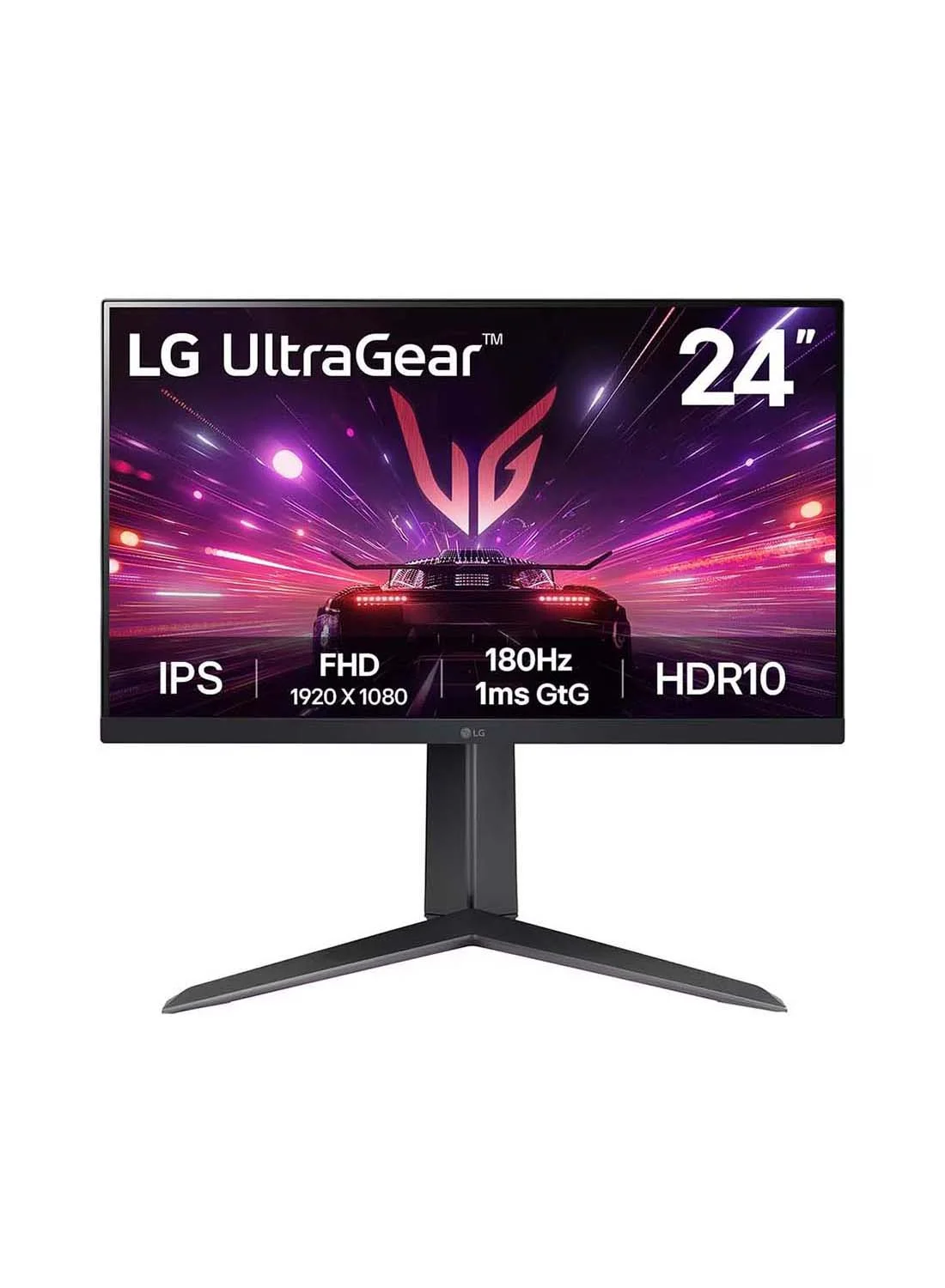Ultra-HD 24-inch FHD IPS Gaming Monitor 180Hz 1ms HDR10 Borderless Display with HDMI and DisplayPort (Black, 24-inch) 4ryg5