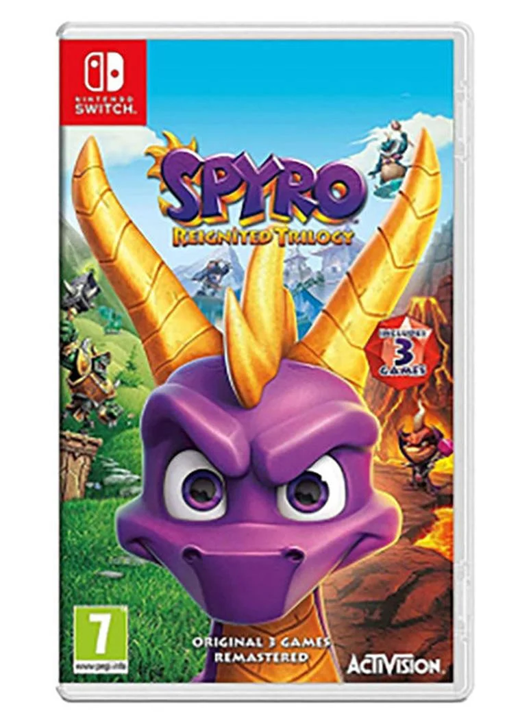 Spyro Reignited Trilogy Premium Adventure Game for Nintendo Switch (Single & Multiplayer) pf7oj