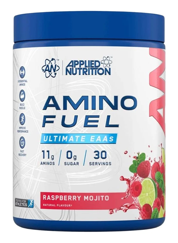 Applied Nutrition Amino Fuel Essential Amino Acids Powder (Raspberry Mojito, 390g) txt3q